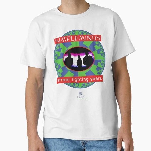 Simple Minds Street Fighting Years Classic TS Made In UsaAus TShirt S2xl S
