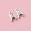S925 Sterling Silver Spring Clasp Connector for DIY Jewelry and Handcrafted Rope Projects