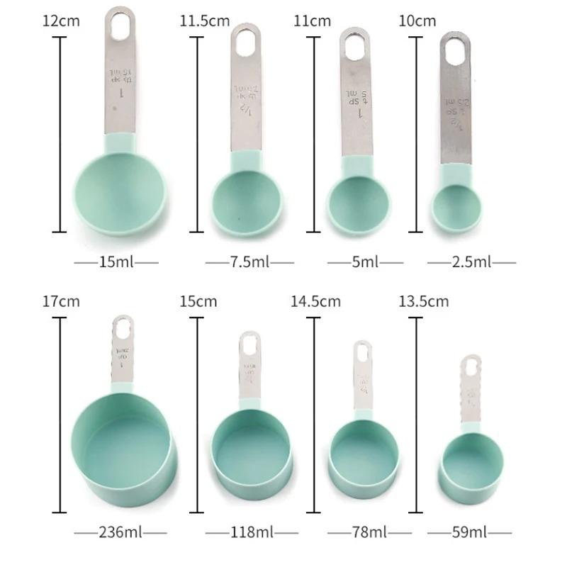Measuring Cups Spoons Set for Baking Cakes Pastries Cooking Utensils Kitchen Tools Accessories Gadgets