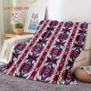 3D Neueste Nordisch Türkisch Böhmisch Keltisch Weiche Flanelldecken, Überwurfdecke Bequeme Decke für Picknick Betten Sofa Zuhause Schlafzimmer