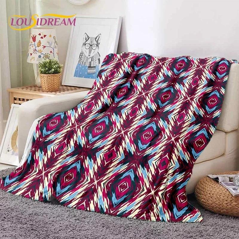 3D Neueste Nordisch Türkisch Böhmisch Keltisch Weiche Flanelldecken, Überwurfdecke Bequeme Decke für Picknick Betten Sofa Zuhause Schlafzimmer