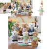 Cute And Charming Teddy Bear Keychain Plush Toy Soft And Cozy Bag Decoration
