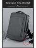 Men's Expandable Water-Resistant Business Laptop Backpack with Large Capacity for Students