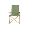 High Back Reclining 600D Oxford Aluminum with Storage Army FREE Chair, Fabric, Frame, 4-position Adjustable, Bag, Green, Size.