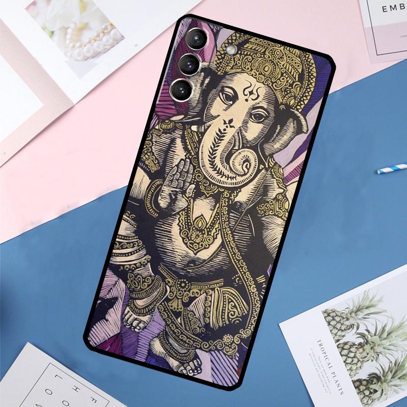 Ganesha Case For Samsung Galaxy S24 Ultra S21 S22 S23 S25 Ultra S9 S10 Plus S20 FE S25 FE Back Cover