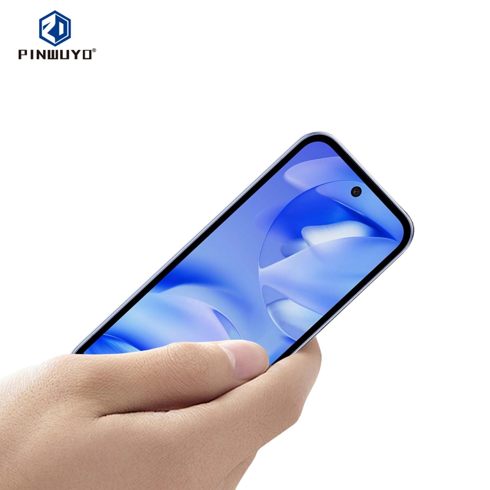 

For Google Pixel 9a Tempered Glass Film PINWUYO JK Series-2 9H Full Screen Protector Black