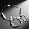 Einzelner In-Ear-Kopfhörer mit 3,5-mm-Mikrofon, Hohlrohr-Design für Smartphones, Fahren und Sport