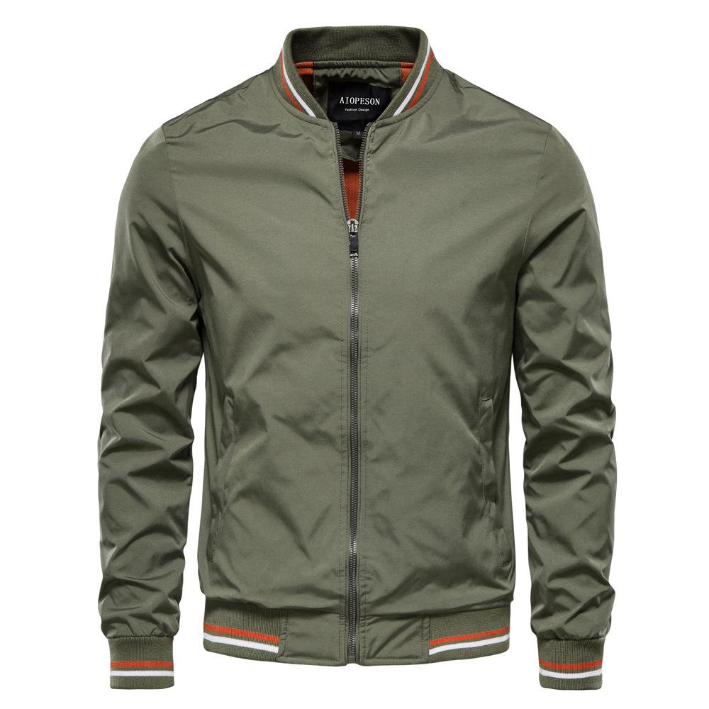 Trendy Men's European & American Casual Spring/Autumn Jacket - Fashionable, Lightweight Outerwear