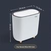 YIXI Narrow Gap Press-Top Trash Can