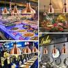 Commercial Food Heating Lamp Restaurant Telescopic Hanging Food Warming Lamp Parties Buffet Food Warmer Lamp