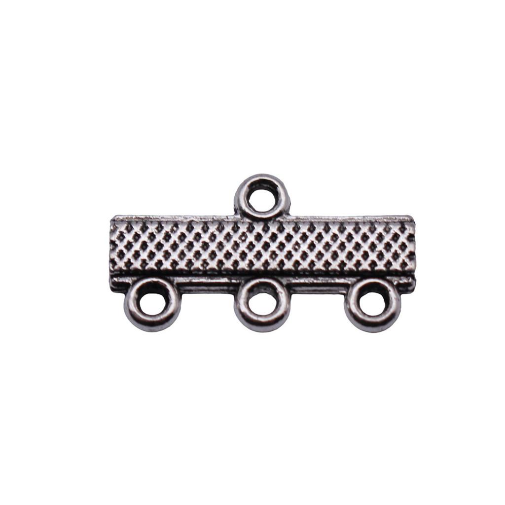 Geometric Flower Multi Loop Connectors Metal Links For Earrings Accessories Parts