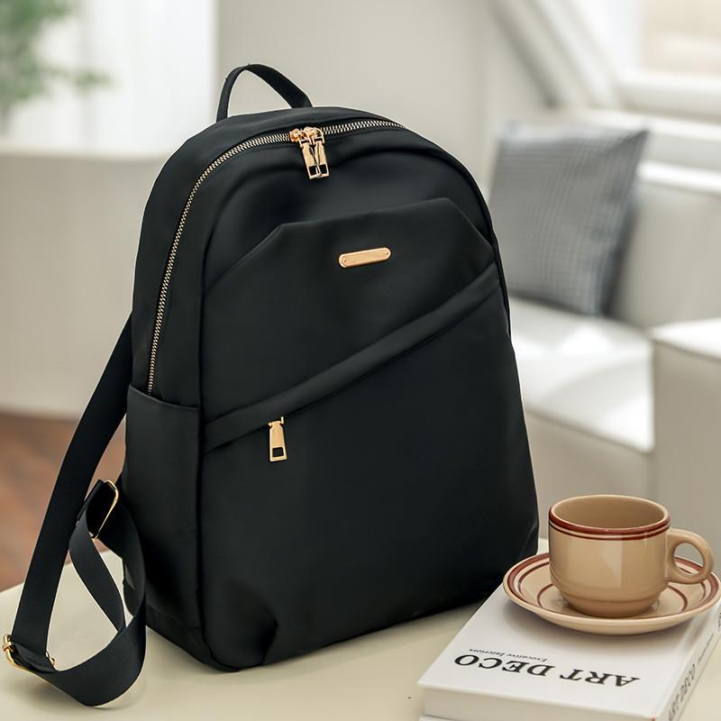 Ielgy Lightweight Oxford Cloth Backpack Fashionable All-Match Large-Capacity Travel Female Bag 47cm Computer Backpack