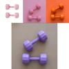 Stylish Pink And Green Dumbbells Set For Women Ideal For Home Fitness And Yoga