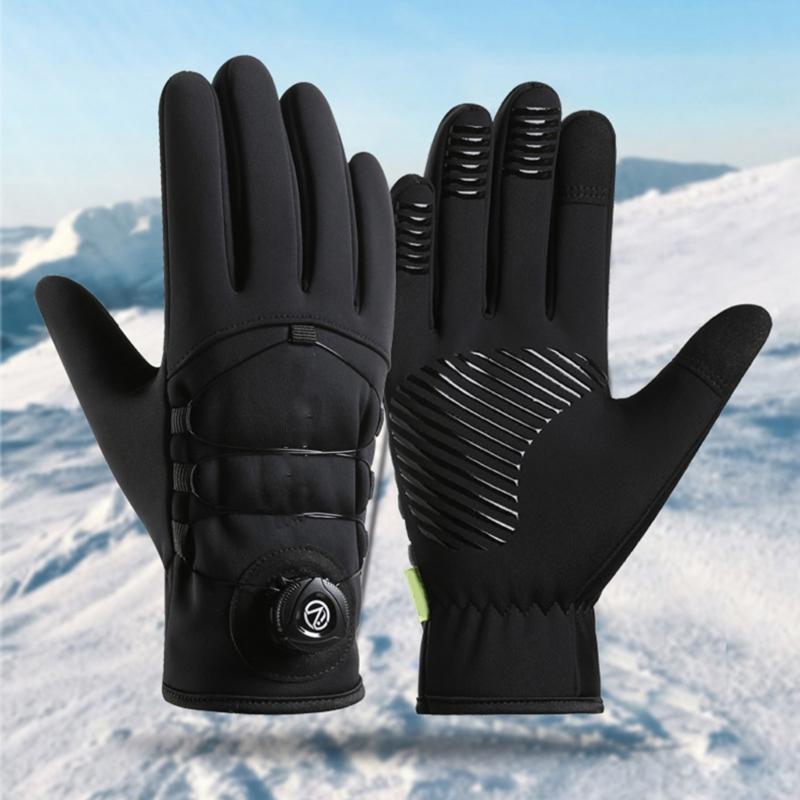 Winter Gloves Waterproof Windproof Thermal Insulation For Snowboarding And Skiing Palms Improved Grip