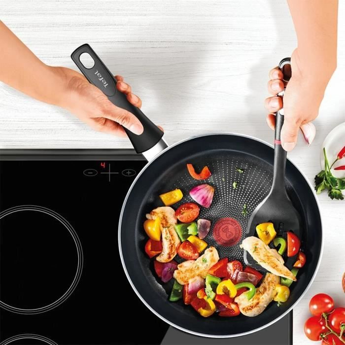 Poêle - TEFAL - Force 24cm - Antiadhésif sans PFOA - Titanium 2X - Tous feux dont induction