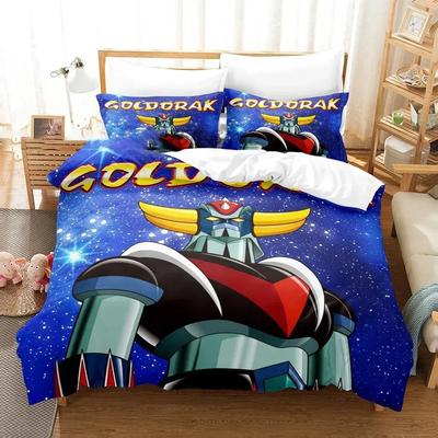Goldorak Grendizer Yatak Takımı Yorgan Kılıfı Yatak Odası Yorgan Kılıfları Tek Kişilik İki Kişilik King Boy Yorgan Kılıfı Ev Tekstili