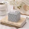 Luxury High-Capacity Tissue Storage Box for Home Use