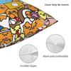 Custom Anime Gudetama Cartoon Pillow Case 45x45cm for Sofa Modern Cushion Cover Square Pillowcase