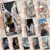 Fantasy Angel Girl Wings Funda Case For Samsung Galaxy S25 Ultra S9 S10 S20 S21 S22 Plus S23 Ultra S24 FE Phone Cover