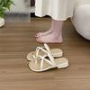 Slippers Women's Summer Wear 2025 New Retro Niche Sandals Korean Version Fairy Flat-bottomed Vacation Seaside Beach Shoes