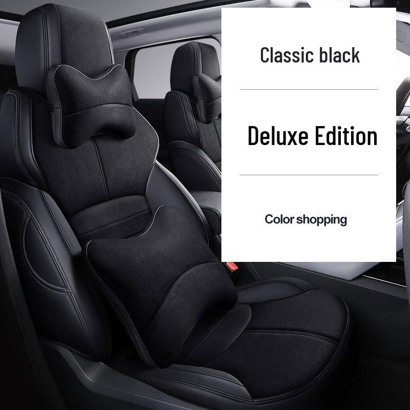 Huse de scaun personalizate din piele întoarsă pentru Land Rover Range Rover Evoque - Acoperire completă, 5 locuri