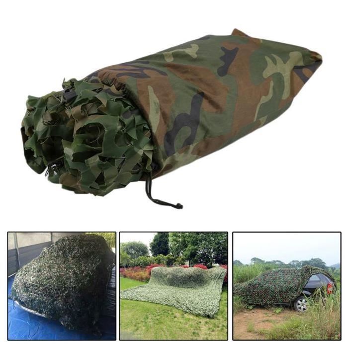 4x5m Filet de Camouflage Camo Armée Camping Militaire Chasse Forêt 20M²
