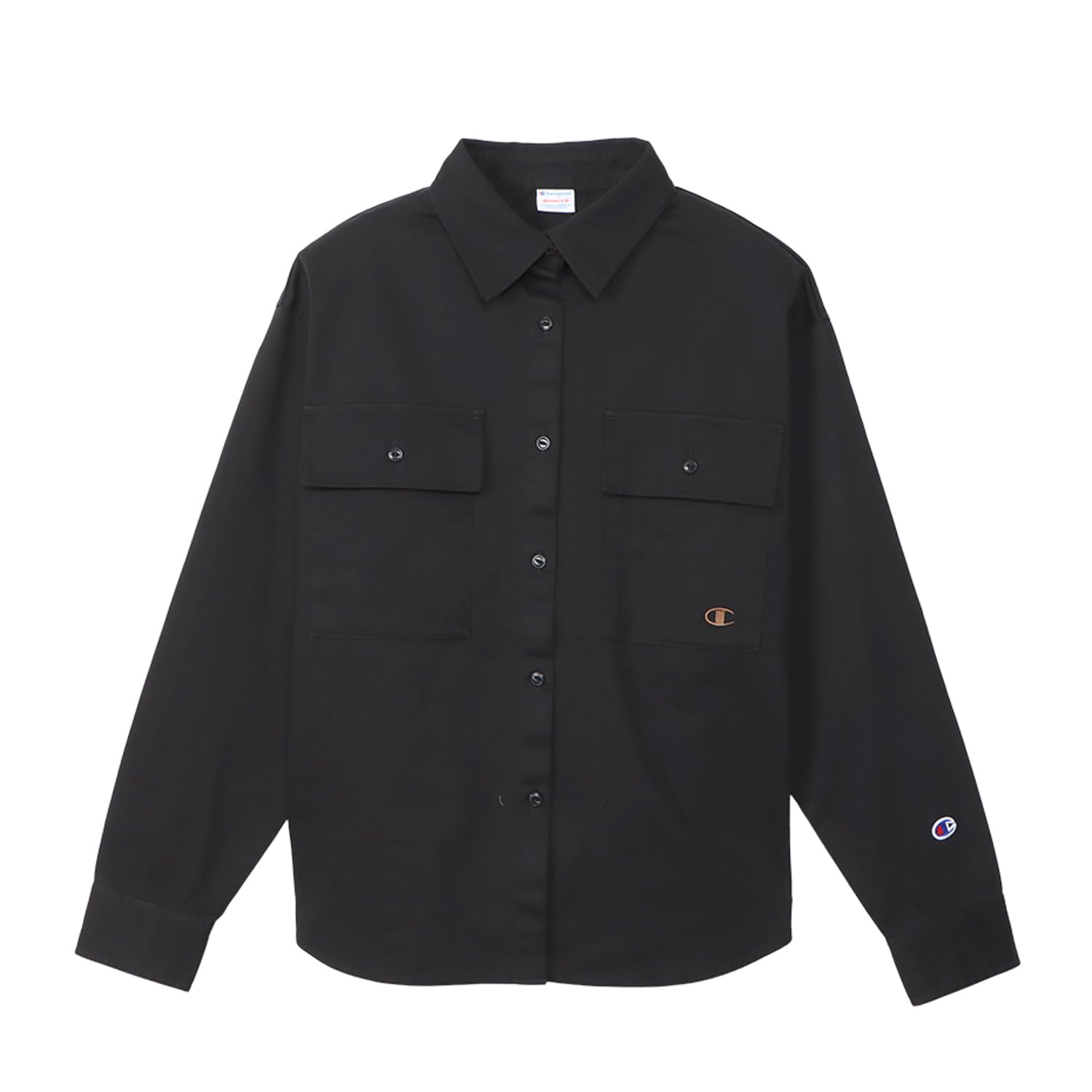 

Long Sleeve One Point Logo Shirt Casual Black [Champion] Women s CW-Y408 чёрный
