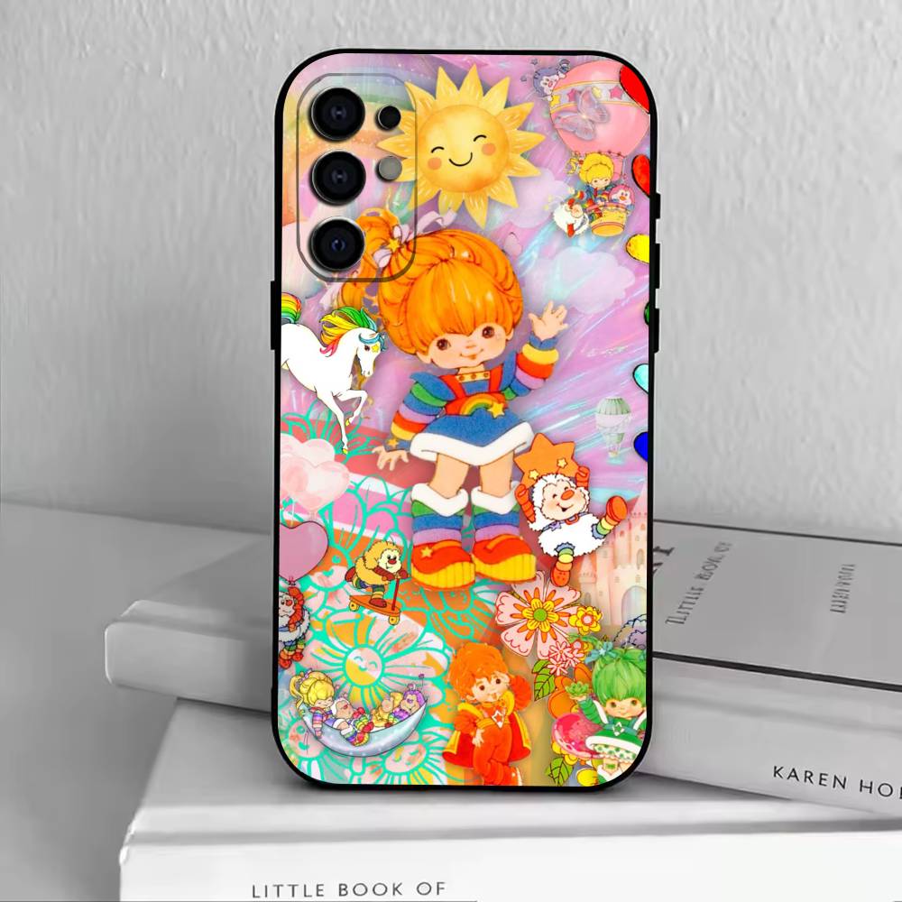 Color Kids Rainbow Brite  Phone Case For Samsung S25,S24,S21,S22,S23,S30,Ultra,S20,Plus,Fe,Lite,Note,10,Black Cover