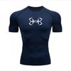 Tight T-shirt for Men's Short Sleeve Sports Fitness Running Sporter Gym Fashion Drying Workout High Elasticity Breathable Sweat-Resistant