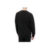 adidas Originals Kleeblatt-Logo Drei Streifen Fleece Rundhals-Sweatshirt Herren Sweatshirt Schwarz GN3545