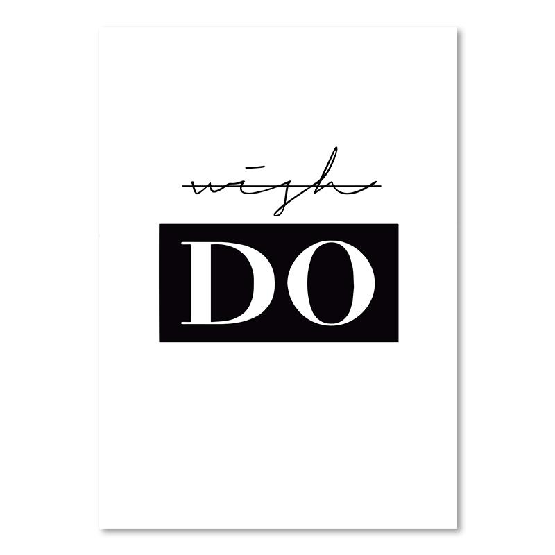 Schwarz-weißes Lebenszitat auf Leinwand, Gemälde im skandinavischen Stil, Liebesposter und Druck, nordische Wandbilder für Wohnzimmer, Heimdekoration