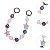 Beaded Bag Chain Charm with 2 Round Carabiners Purse Handle