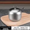 Xihe Stainless Steel Spice Jar with Spoon, 300ml
