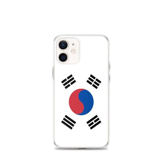 Coque Télephone Drapeau Corée Du Sud - iPhone 12 Mini