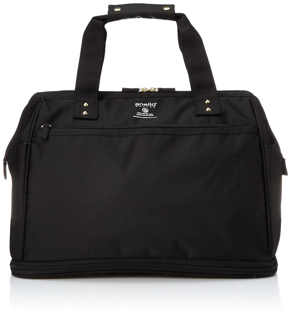 Anello GROSSE erweiterbare 2-Wege Boston Tasche, A4 Format, Leicht, Wasserabweisend, Mehrere Fächer, SPS GTC3341Z, Schwarz, Einheitsgröße