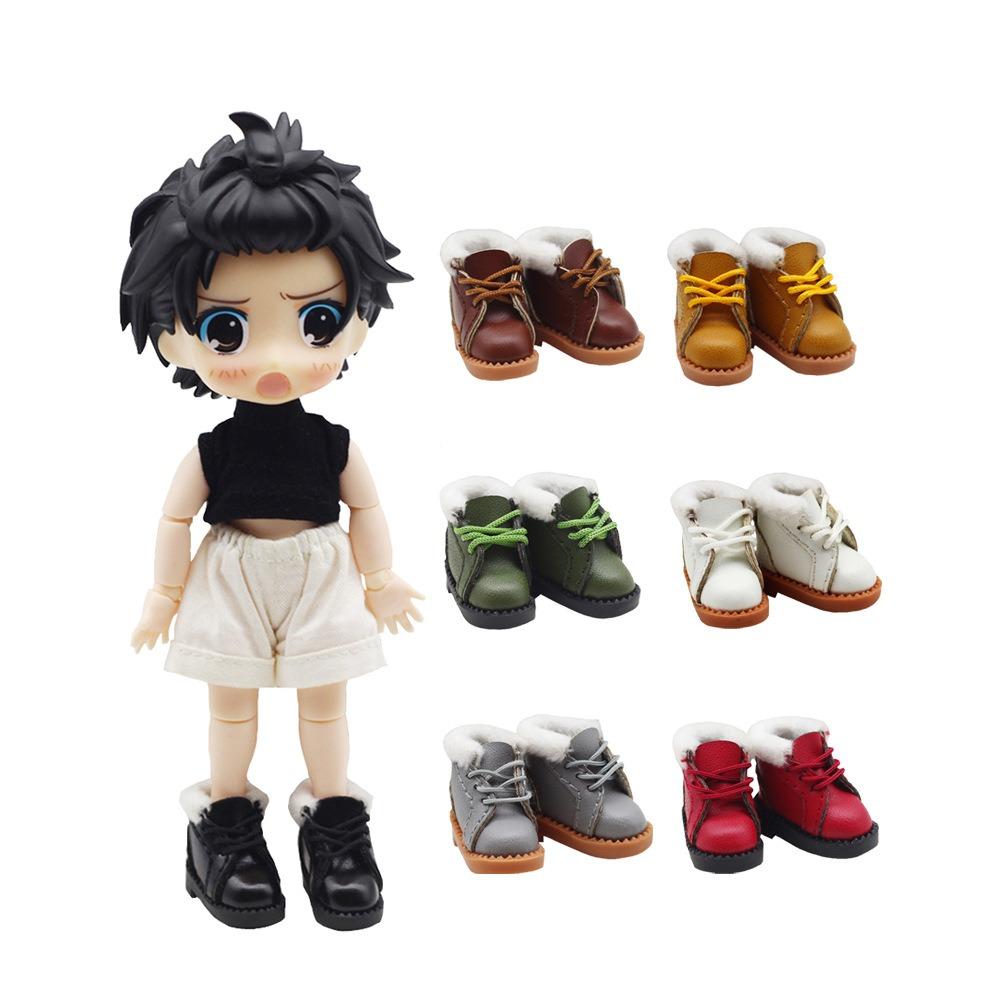 Shoes Accessory Toy Mini Doll Shoes Doll Winter Boots Shoes Accessories Doll Clothes Accessories