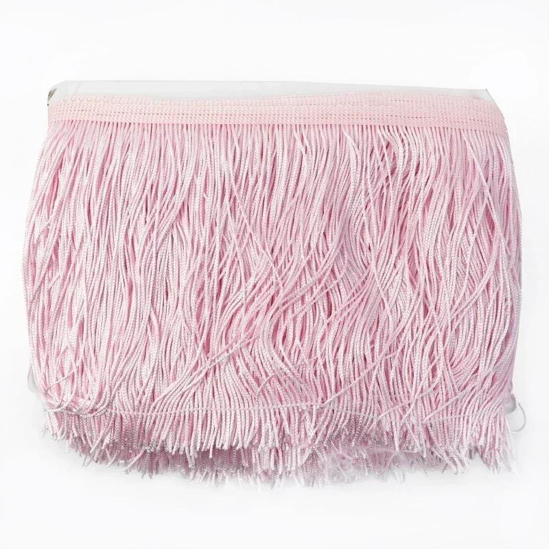 5M Meetee Polyester Tassel Fringes 10-30cm Lace Trim Ribbon for Dress Curtain Decorative Ribbons Fringe Fabric Sewing Accessory