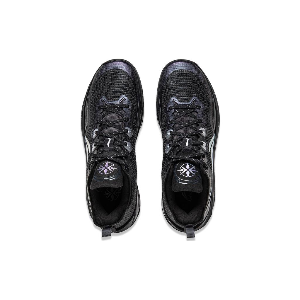 Li Ning Liren 3 V2 Obsidian Low Top Performance Basketball Shoes Sports Shoes Unisex Black ABAT057-19