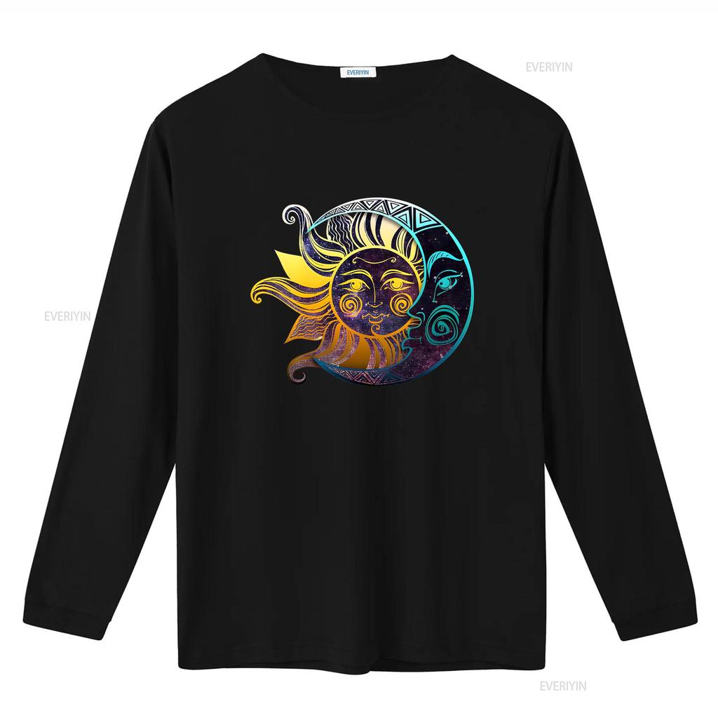 Live By The Sun Love Moon T Shirt And Trendy Spiritual Nature Bohemian Lover  vintage Washed fashion homme designer clothes