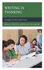 The Writing Is Thinking : Strategies for All Content Areas Book