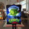 Christmas Gift Comedy Movie How the Grinch Stole Christmas Blanket Home Warming, Four Season Bed Decoration Sofa Cover Flannel Throwing Blanket K17