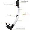 Top-Selling Silicone Dry Snorkel Set – Includes Snorkeling Tube and Respirator Gear