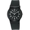 Q Q Analog Watch 10 Atmosphere Waterproof Urethane Belt Vp46 854 Black