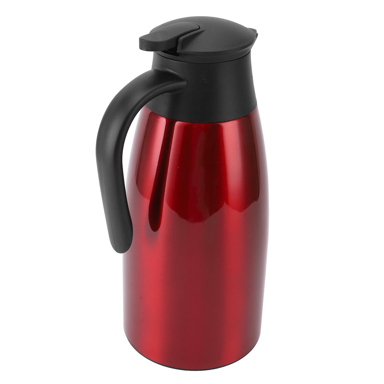 

Insulated Water Kettle 2L 304 Stainless Steel Double Walled Vacuum Thermal Coffee Dispenser Kettle for Tea Home Burgundy L вино красного