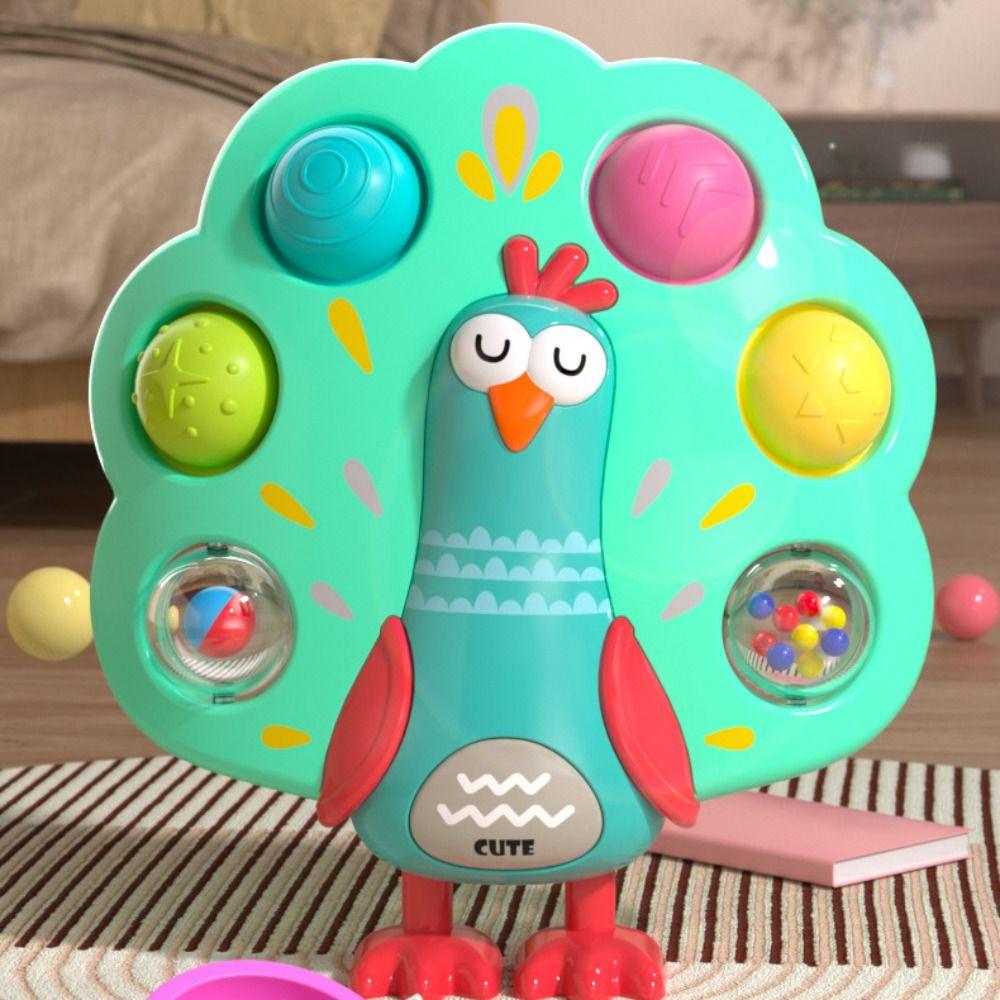 Finger Training Sensory Push Toy Button Play Toys Bird Shape Educational Toy  Babies Development
