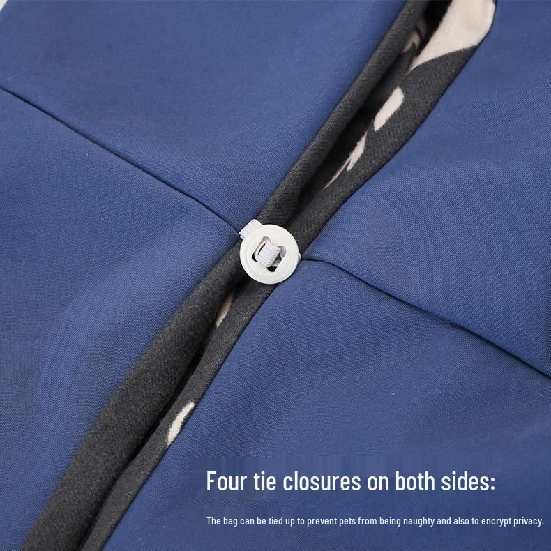 Pet Crossbody Bag - Portable, Large Capacity Shoulder Bag for Cats and Dogs Outings