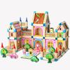 Wooden Castle Building Blocks Set For Kids With Diy Construction And Parentchild Interaction
