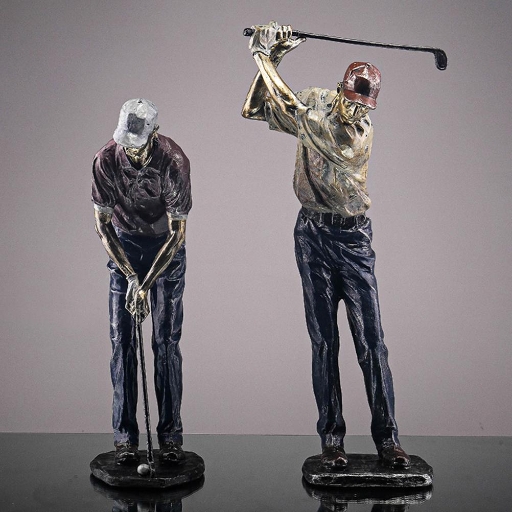 Luxury  Character Figurine  Modern Sport Statue Art Figurines Nordic Resin Crafts for Living Room