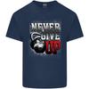 Never Give Up Gym Training Top Bodybuilding Unisexs Light Cotton TShirt