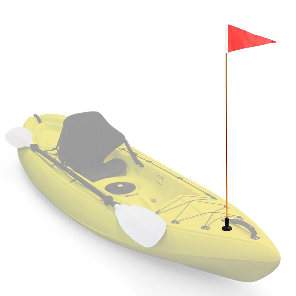 Kayak Flag Mount Kit High-Visibility Boat Flag Mount Set Canoe Safety Flag Kayak Safety Flag for Kayak Canoe Boat